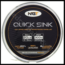NGT 20lb Moss Green Quick Sink Braid Line